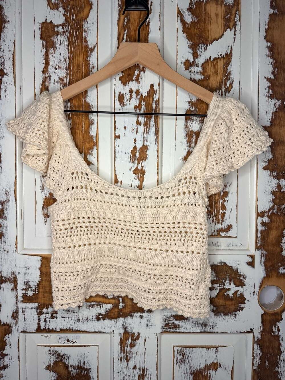 Sincerely Jules Cottagecore Vintage Inspired Knit Crop Top